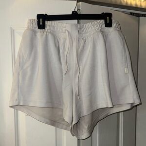 Gilly Hicks Women's Soft Cream Athletic Shorts